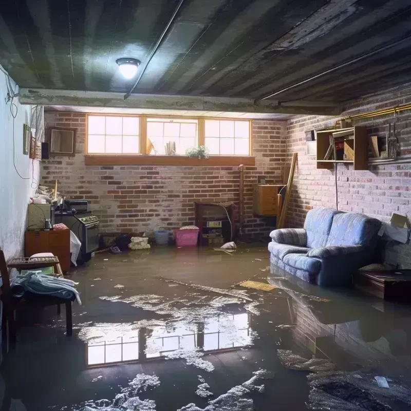 Flooded Basement Cleanup in Como, MS